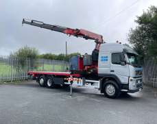 2003 Volvo FM 9 300 6X2 F420XP Fassi Crane Flatbed